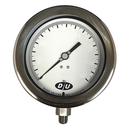 DURO BAG MFG CO 4.2072213E7 COMPOUND GAUGE 4-1/2 DIAL SIZE