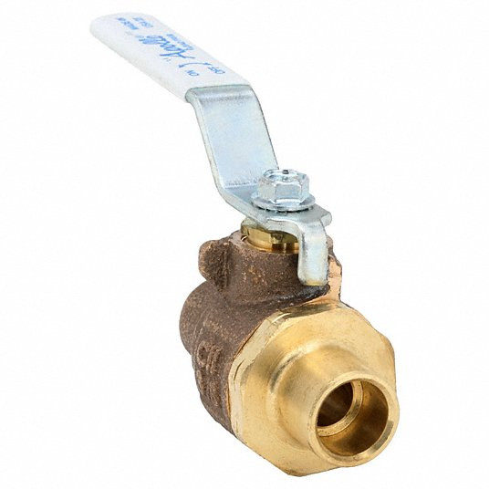 APOLLO 77CLF20201A BALL VALVE 2-WAY LEAD-FREE BRONZE 3/8IN.