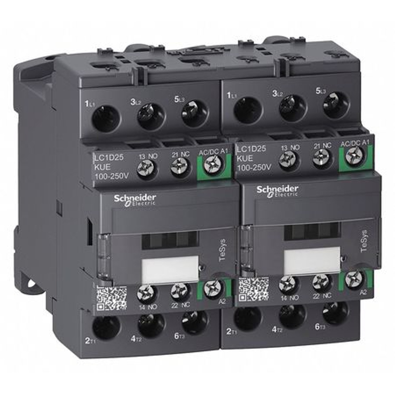 SCHNEIDER ELECTRIC LC2D25KUE IEC MAGNETIC CONTACTOR,3 POLES