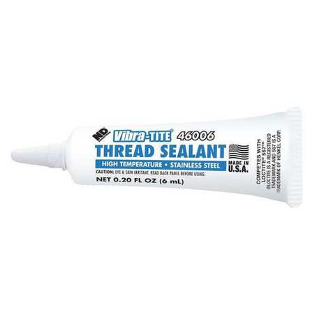 VIBRA-TITE 46006 THREAD SEALANT WHITE TUBE 6ML