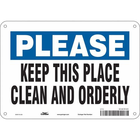 CONDOR USA INC 468V69 SAFETY SIGN 10 7 0.032 THICKNESS