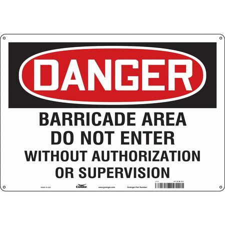 CONDOR USA INC 472M40 SAFETY SIGN 20 W 14 H 0.055 THICKNESS