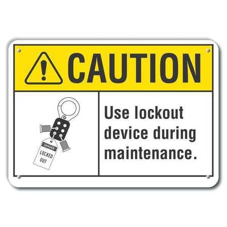 LYLE LCU3-0103-NP_14x10 CAUTION SIGN 14 W 10 H 0.055 THICK