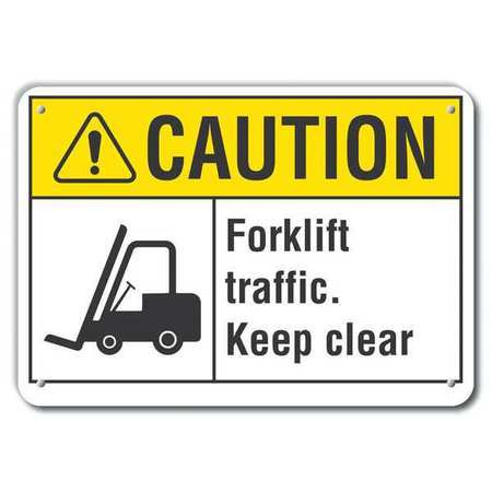 LYLE LCU3-0120-NP_14x10 CAUTION SIGN 14 W 10 H 0.055 THICK