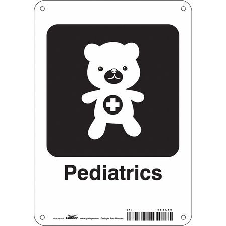 CONDOR USA INC 453L10 HOSPITAL SIGN 10 H X 7 W 0.032 THICK