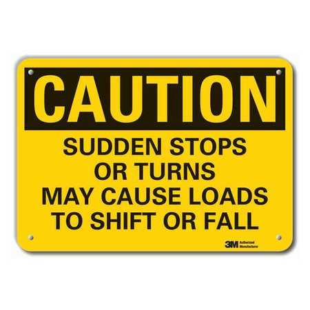 LYLE LCU3-0437-NP_14x10 CAUTION SIGN 14 W 10 H 0.055 THICK