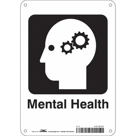 CONDOR USA INC 453K39 HOSPITAL SIGN 10 H X 7 W 0.032 THICK