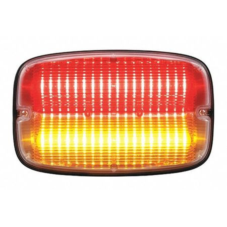 FEDERAL SIGNAL FR9C-RA WARNING LIGHT LED RED/AMBER PC 2.0A