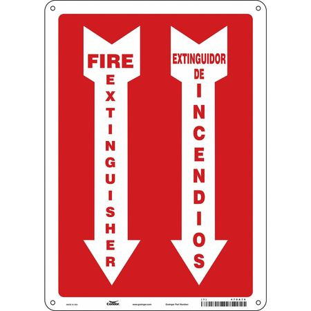 CONDOR USA INC 470A76 SAFETY SIGN,14 IN X 10 IN,VINYL