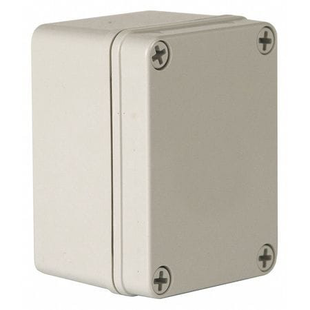 WIEGMANN HW-PN4X432 PUSHBUTTON ENCLOSURE 4.34 H GRAY