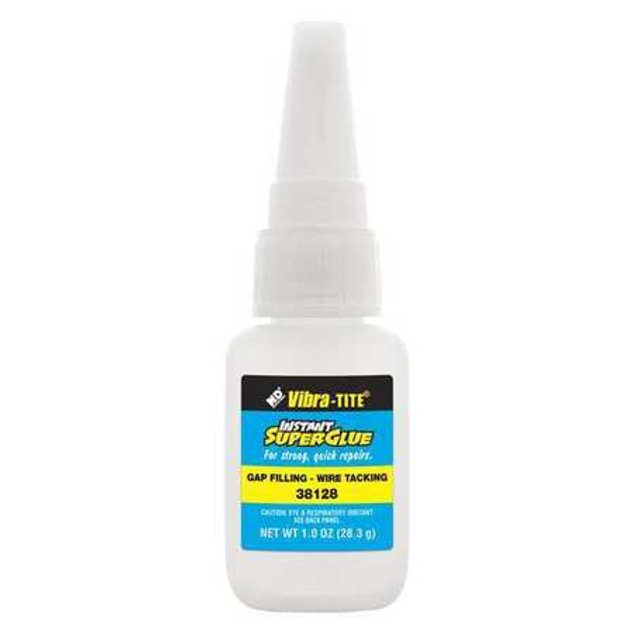 VIBRA-TITE 38128 INSTANT ADHESIVE CLEAR BOTTLE 1 OZ.