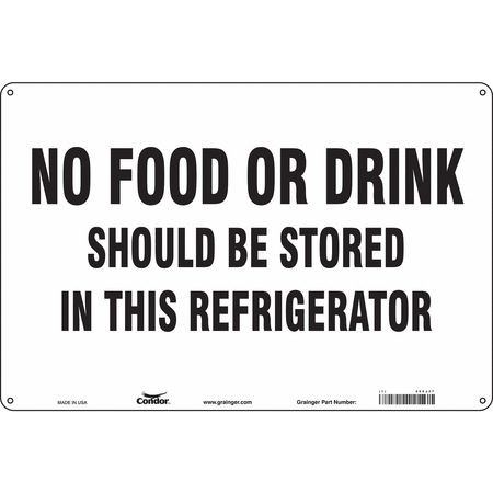 CONDOR USA INC 468J37 SAFETY SIGN 18 W 12 H 0.055 THICKNESS