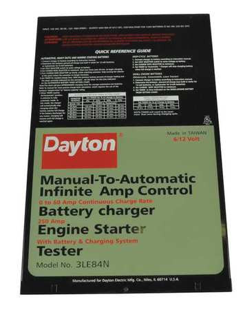 DAYTON G440-443-110 FRONT PANEL