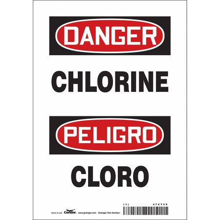 CONDOR USA INC 470T49 SAFETY SIGN,10 IN X 7 IN,VINYL