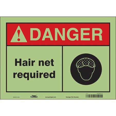 CONDOR USA INC 468K15 SAFETY SIGN 14 W 10 H 0.010 THICKNESS