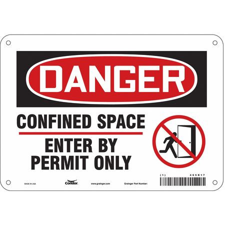 CONDOR USA INC 465K17 SAFETY SIGN 7 H 10 W FIBERGLASS