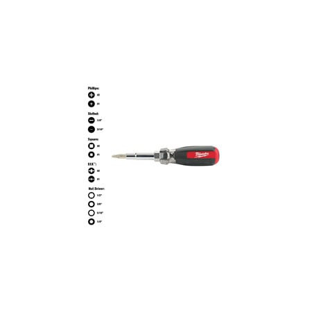 MILWAUKEE ELECTRIC TOOLS 48-22-2880 13IN1 CUSHION-GRIP SCREWDRIVER WITH ECX®