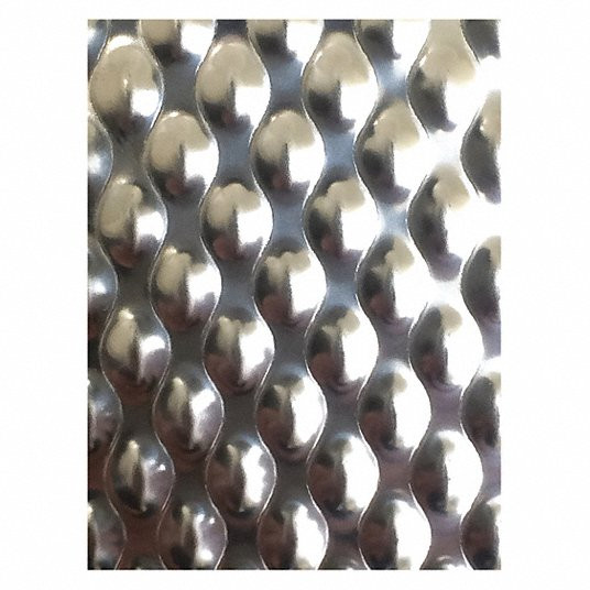 GRAINGER GLOBAL SOURCING 6-OM 304#4-26Gx24x24 SHEET SILVER 24 L 24 W 26 GA. #4 SS