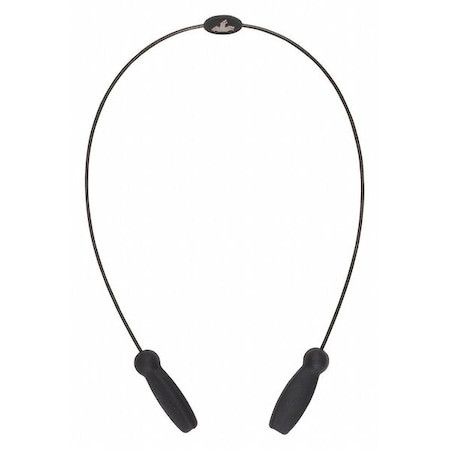 MCR SAFETY 223 EYEWEAR RETAINER,BLACK,SLIP ON,14" L,SS