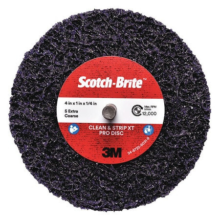 3M 61500303500 QUICK CHANGE DISC,NON-WOVEN,SHANK,PURPLE