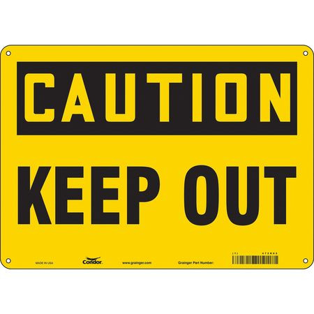 CONDOR USA INC 472K82 SAFETY SIGN,10 IN X 14 IN,VINYL