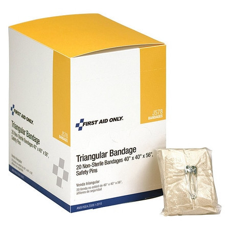 FIRST AID ONLY J578 TRIANGULAR SLING/BANDAGE 40 W 20/BOX