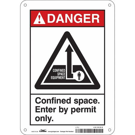 CONDOR USA INC 465K88 SAFETY SIGN 10 H 7 W FIBERGLASS