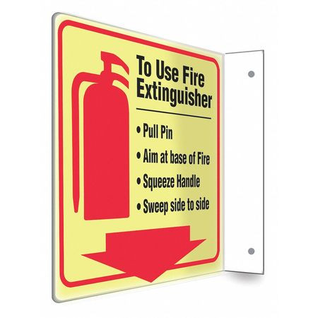 CONDOR USA INC 480X73 HIGH VISIBILITY SAFETY SIGN 8 W 8 H