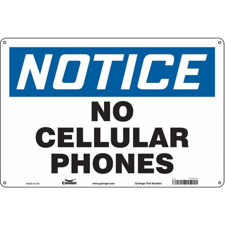 CONDOR USA INC 472Z79 SAFETY SIGN 18 W 12 H 0.055 THICKNESS