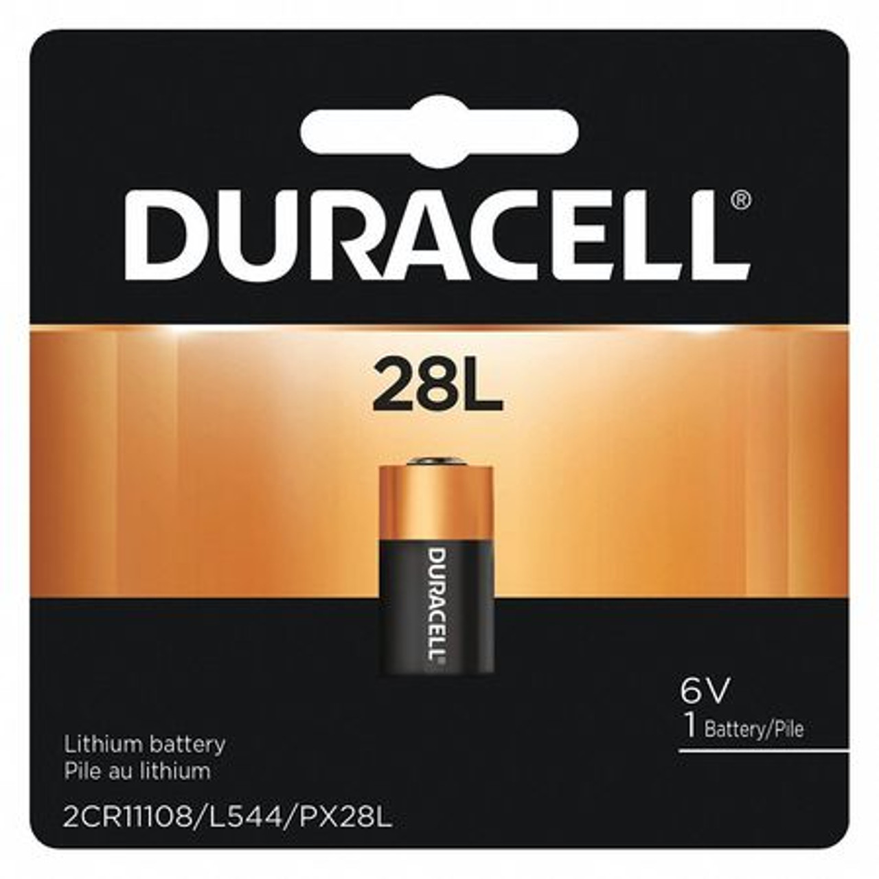 DURACELL PX28L BATTERY LITHIUM SIZE 28L 6VDC