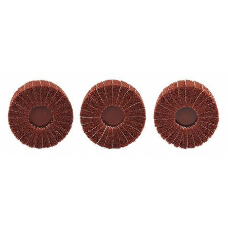 SCOTCH-BRITE 476U63 FLAP BRUSH 3-1/2 DIA. 3500 RPM