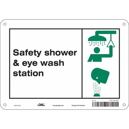 CONDOR USA INC 471A42 SAFETY SIGN 10 W X 7 H 0.055 THICK