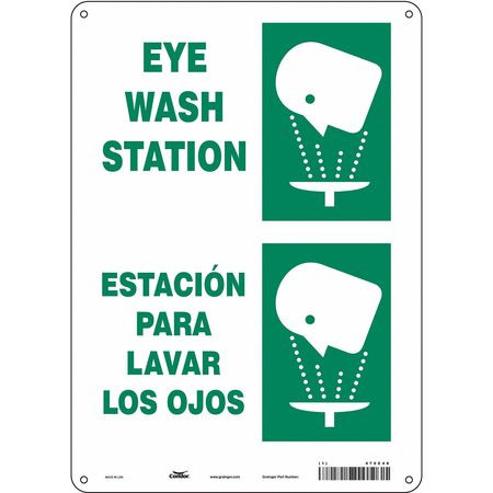 CONDOR USA INC 470Z48 SAFETY SIGN,14 IN X 10 IN,ALUMINUM