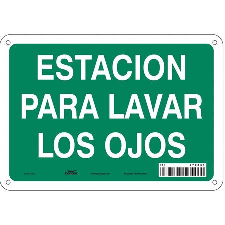CONDOR USA INC 470Z61 SAFETY SIGN 10 W X 7 H 0.055 THICK