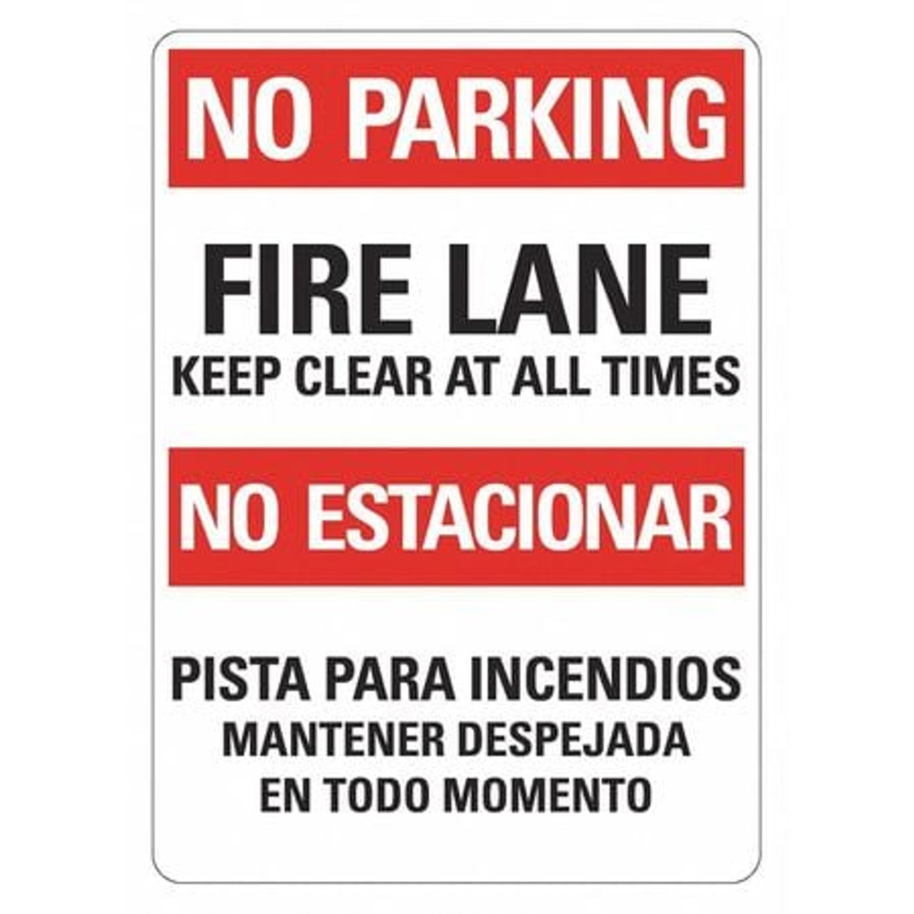 LYLE LCU1-0155-NP_10x14 FIRE SIGN 10 W 14 H 0.055 THICKNESS