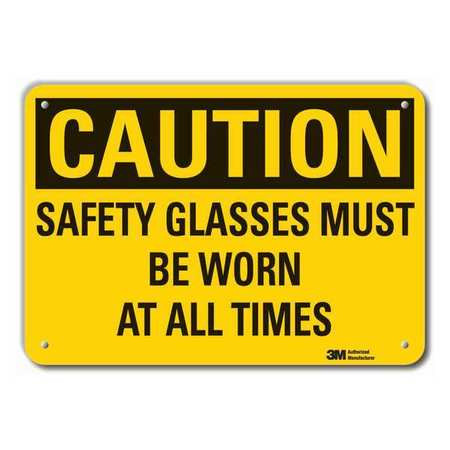 LYLE LCU3-0379-NP_10x7 CAUTION SIGN 10 W 7 H 0.055 THICK