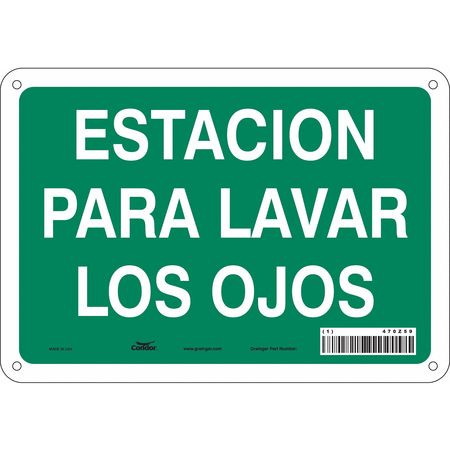 CONDOR USA INC 470Z59 SAFETY SIGN 10 W X 7 H 0.032 THICK