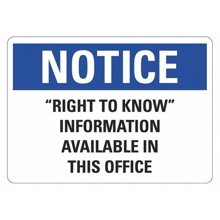 LYLE LCU1-0185-NP_14x10 OFFICE AND FACILITY SIGN 14 W 10 H