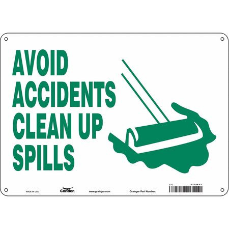 CONDOR USA INC 470M97 SAFETY SIGN 14 W X 10 H 0.055 THICK