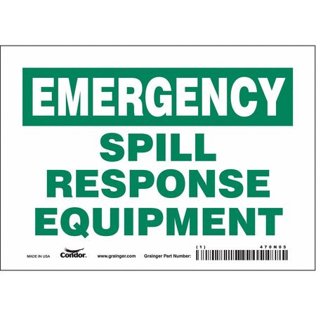 CONDOR USA INC 470N05 SAFETY SIGN 7 W X 5 H 0.004 THICK