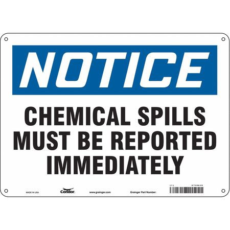 CONDOR USA INC 470N49 SAFETY SIGN 14 W X 10 H 0.032 THICK