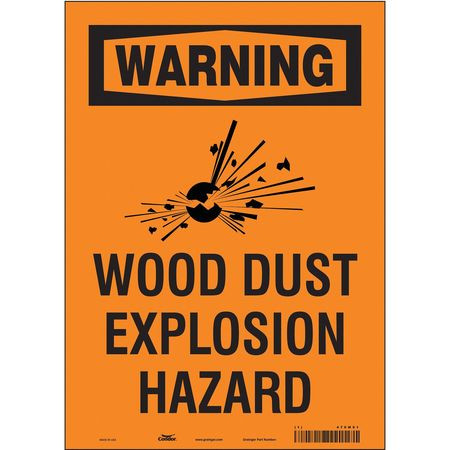 CONDOR USA INC 470M91 SAFETY SIGN 10 W 14 H 0.004 THICKNESS