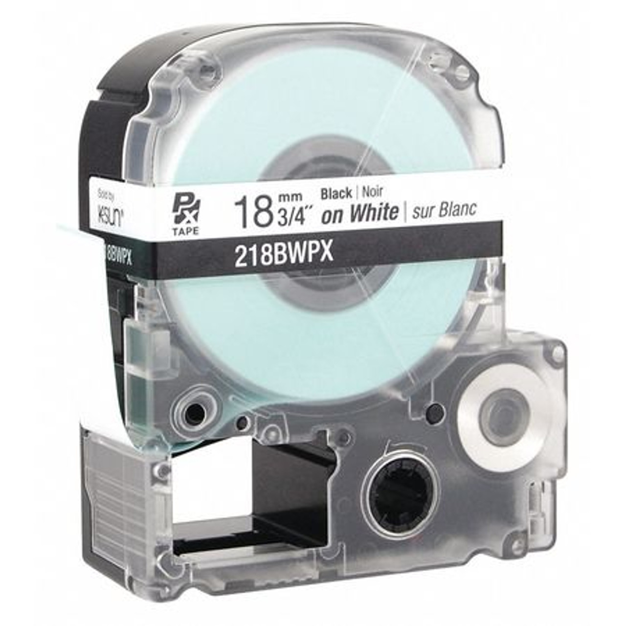 EPSON 218BWPX CARTRIDGE LABEL 3/4 IN W WHITE