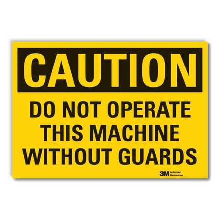 LYLE LCU3-0409-ED_10x7 CAUTION SIGN 10 W 7 H 0.004 THICKNESS
