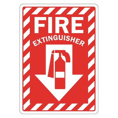 LYLE LCU1-0071-RA_7x10 FIRE SIGN 7 W 10 H 0.040 THICKNESS