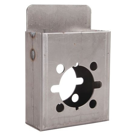 KEEDEX K-BXRHO-AL ALUMINUM WELDABLE GATE BOX FOR SCHLAGE R
