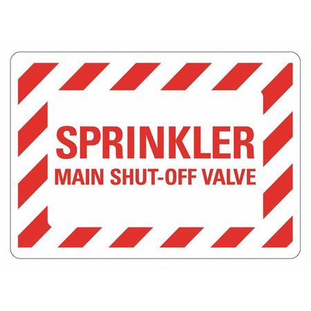 LYLE LCU1-0077-RD_14x10 FIRE SIGN 14 W 10 H 0.004 THICKNESS