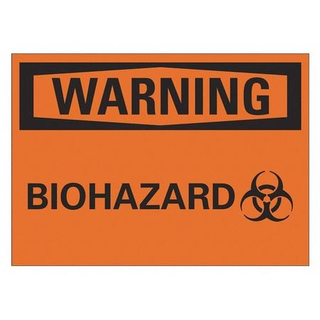 LYLE LCU1-0052-ED_10x7 BIOHAZARD SIGN 10 W 7 H 0.004 THICKNESS