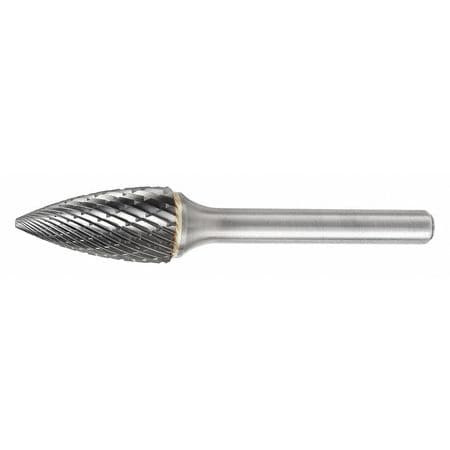 WIDIA METAL REMOVAL M41428 CARBIDE BUR POINTED NOSE TREE SHAPE