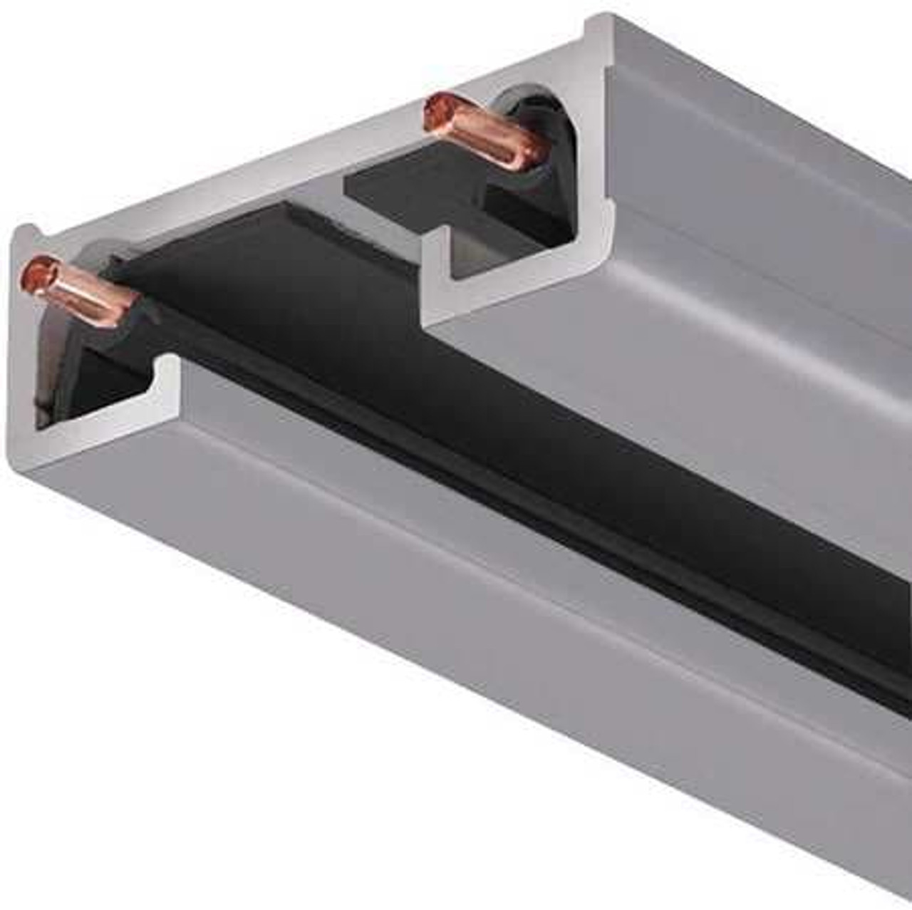 JUNO LIGHTING GROUP R 2FT SL TRACK SECTION 2 FT SILVER